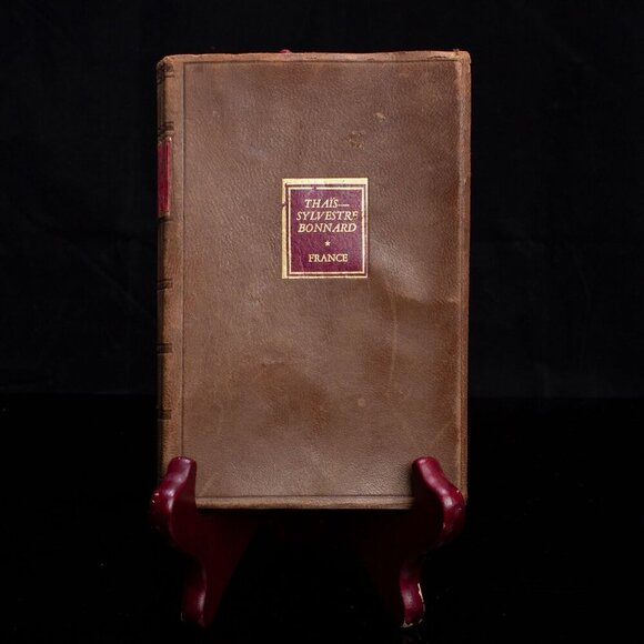 Thaïs & The Crime Of Sylvestre Bonnard By Anatole France | 1932 Leatherbound - Picture 1 of 8